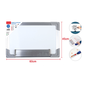 Pizarra Blanca Magnética 45x60 cm