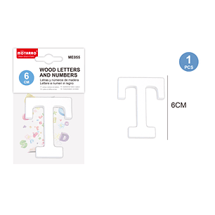 Letras de Madera T 6Cm 