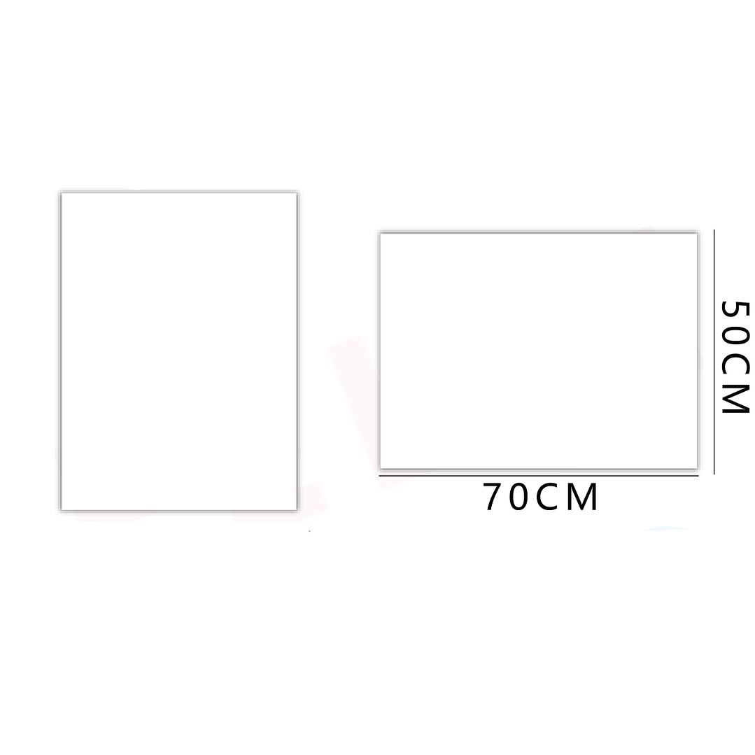 Cartulina Blanco 50x70 cm 50 pcs 1