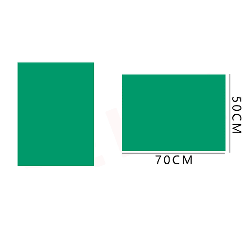 Cartulina Verde Oscuro 50x70 cm 50 pcs