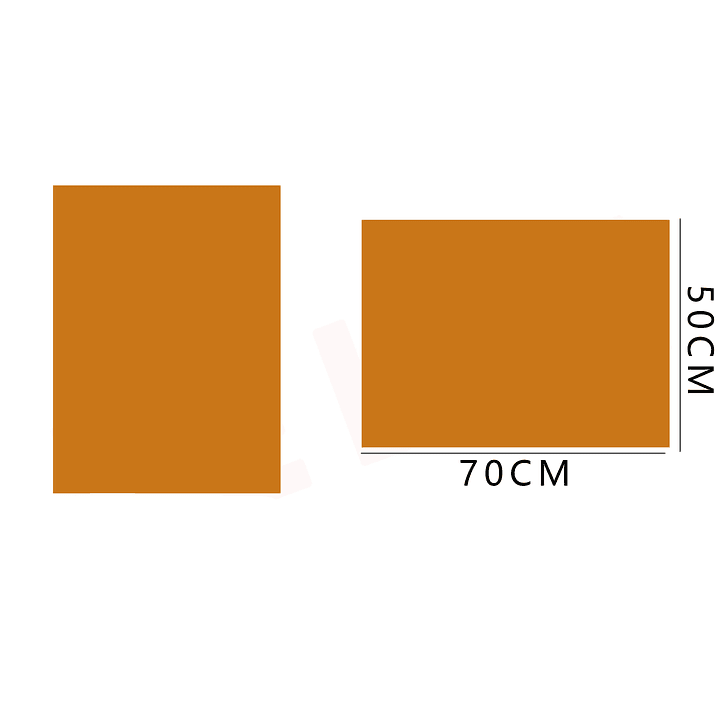 Cartulina Amarillo Oscuro 50x70 cm 50 pcs 1