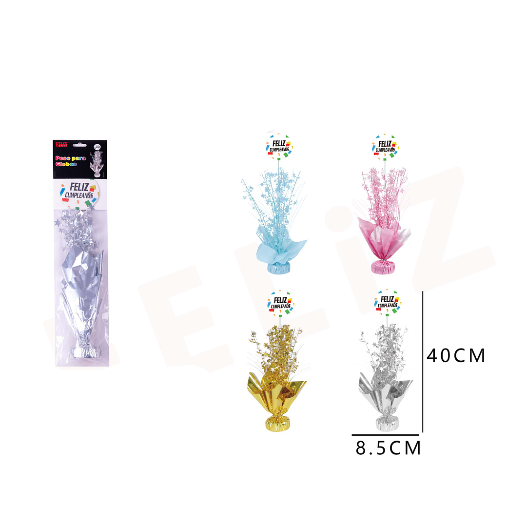 Peso Para Globos Cumpleaños 40 cm 1