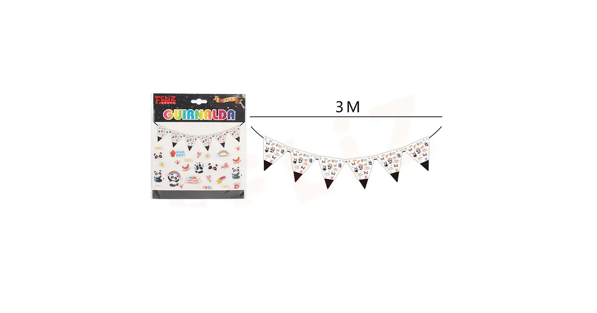 Guirnalda Panda 3M