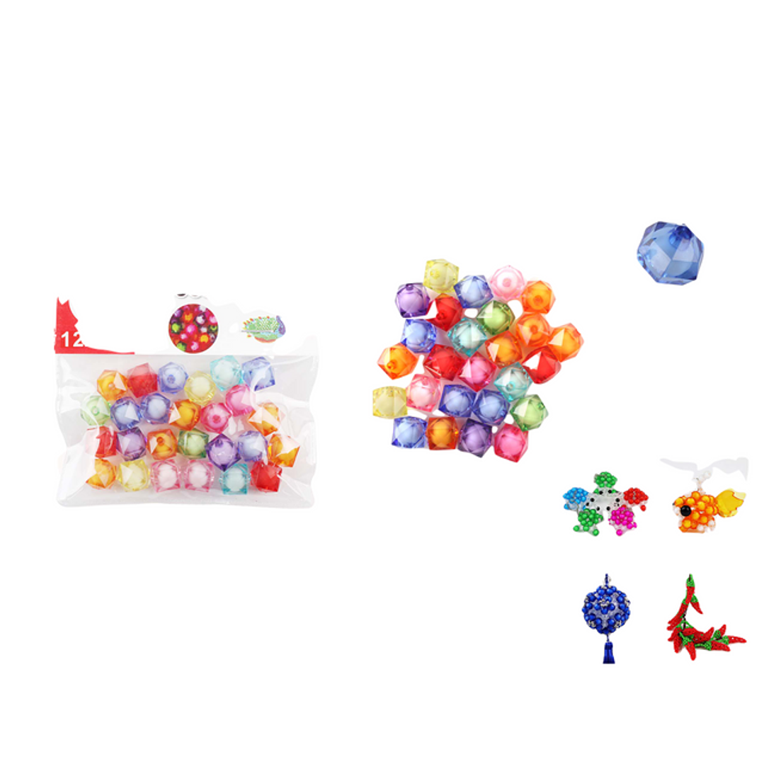 Piedra de Pulsera Multicolor 12mm 22g 1