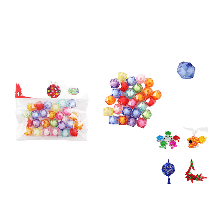 Piedra de Pulsera Multicolor 12mm 22g 1