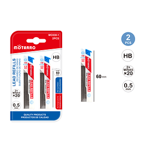 Minas HB 0.5mm 60mm 2pcs