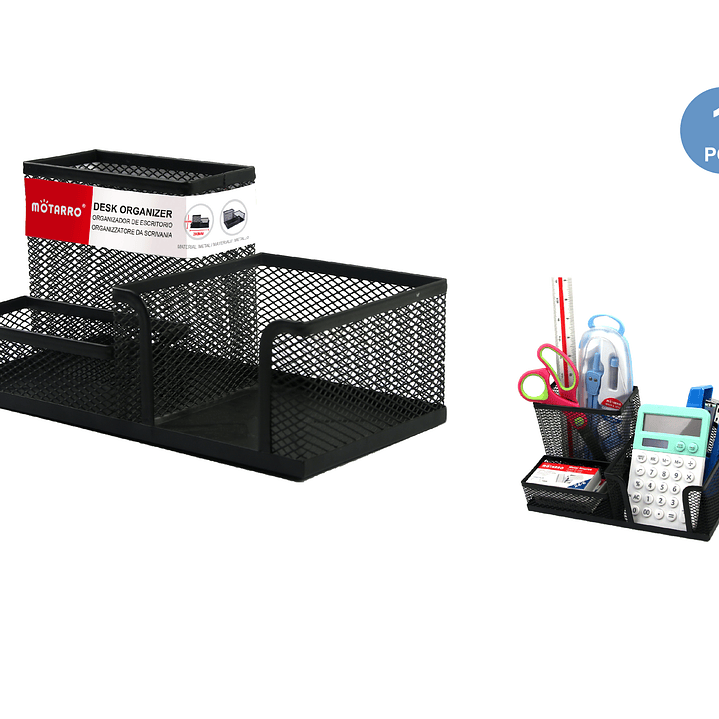 Organizador de Escritorio 3 compartimentos 1