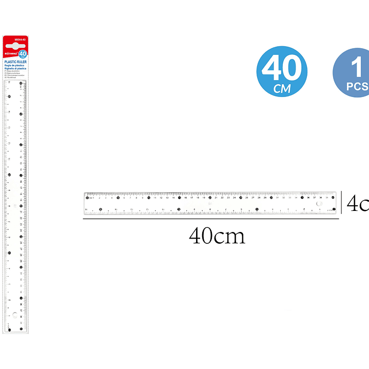 Reglas 40 Cm 1pcs 1