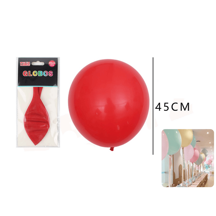 Globo Rojo 45cm 1