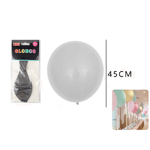 Globo Plateado 45cm