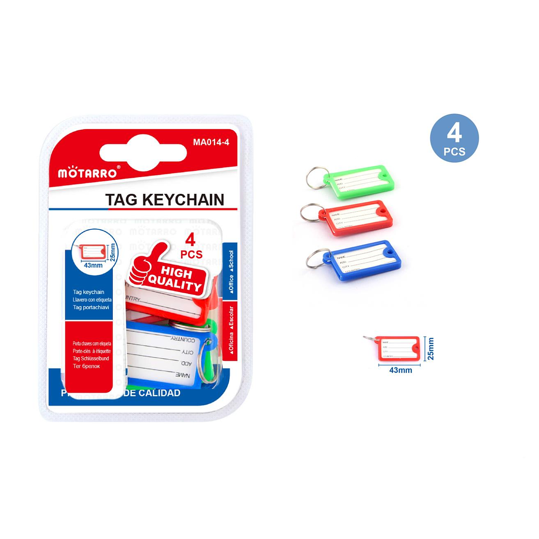 Identificador De Llave 43 mm 4 pcs 1