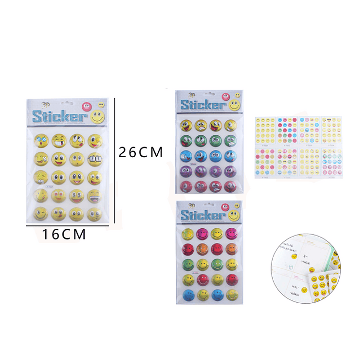 Sticker Autoadhesivos Emojis 1