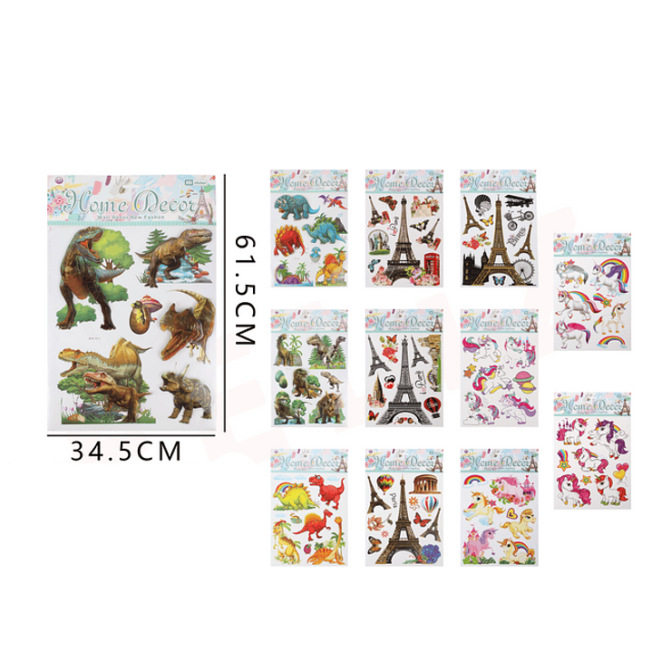 Sticker Autoadhesivos Variados Diseños 1