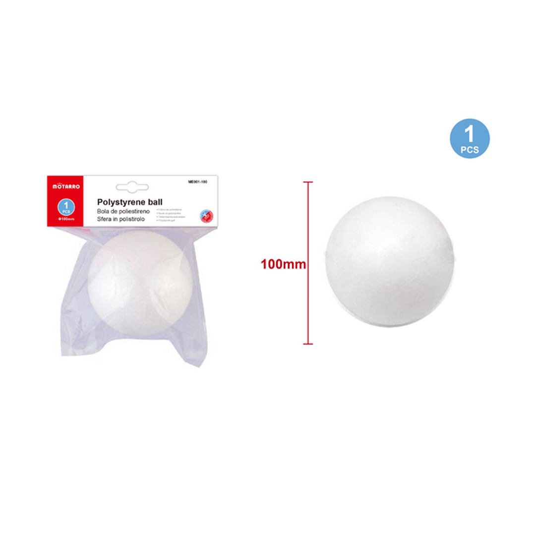 Pelotas de Plumavit 100 mm 1