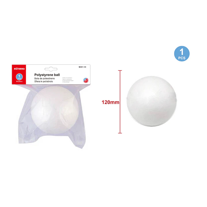 Pelotas de Plumavit 120 mm 1