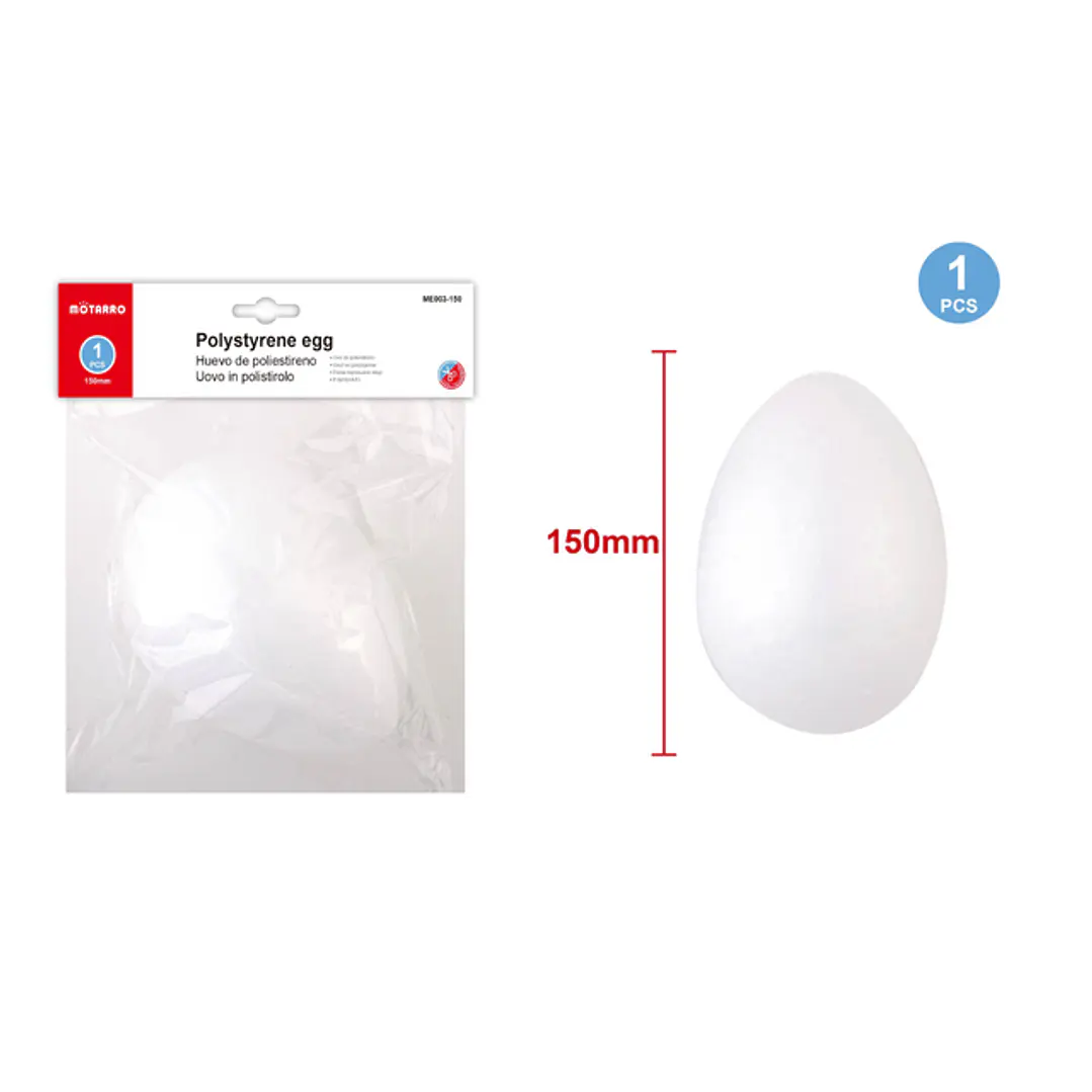 Huevo de Plumavit 150 mm 1