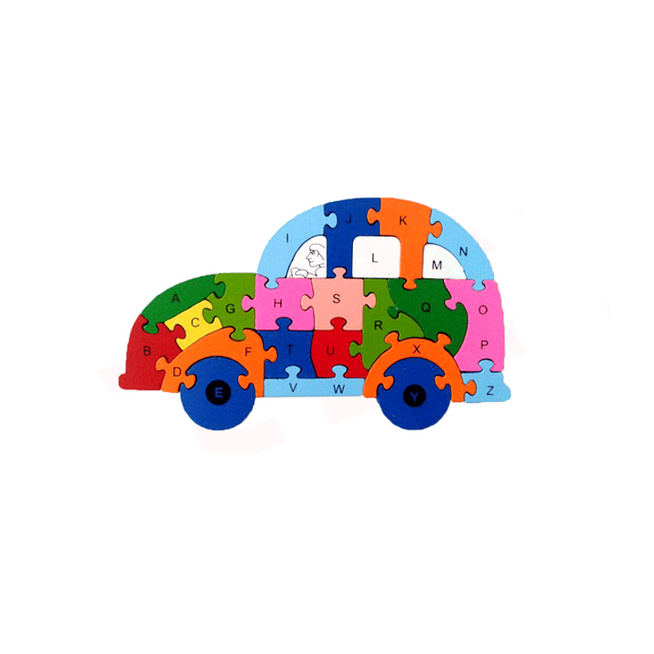 Rompecabezas Auto de Madera 1