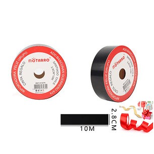 Cinta Regalo Negro 2.8Cmx10M