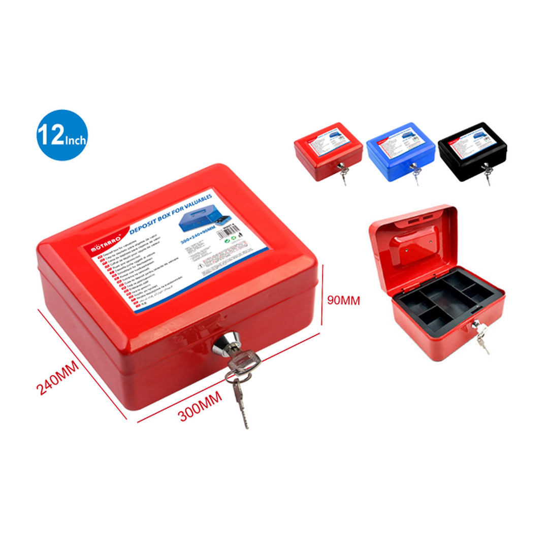 Caja Fuerte Con Llaves 30 Cm 1