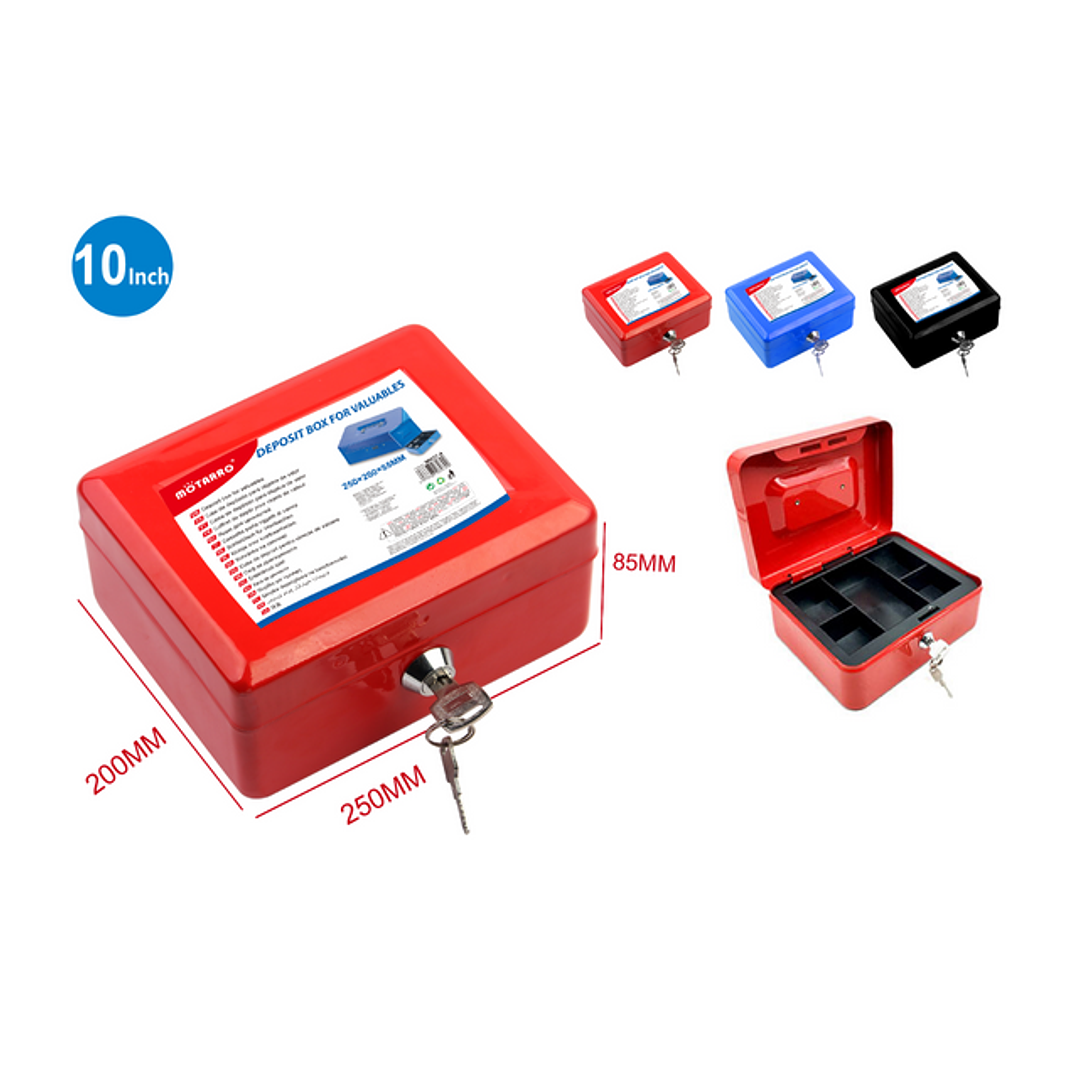 Caja Fuerte Con Llaves 25 Cm 1