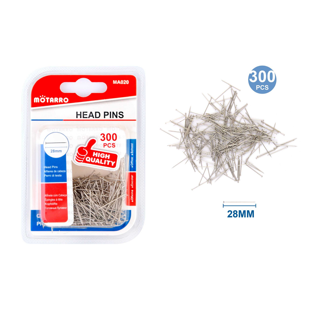 Alfiler 28 Mm 300 Pcs 1