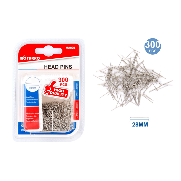 Alfiler 28 Mm 300 Pcs 1