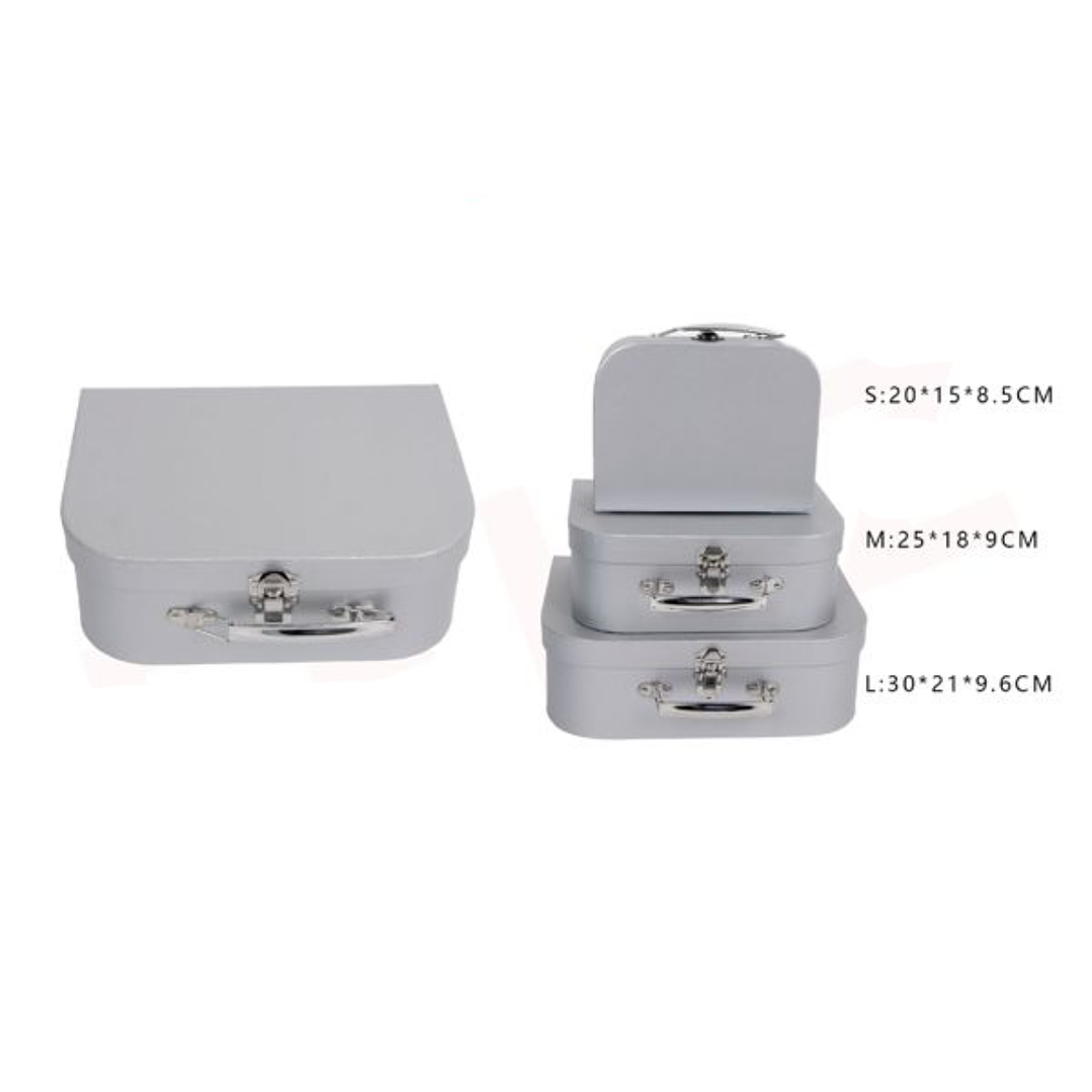 Caja De Regalo Candy Bar Plateada 1