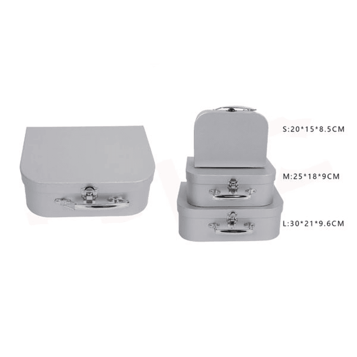 Caja De Regalo Candy Bar Plateada 1