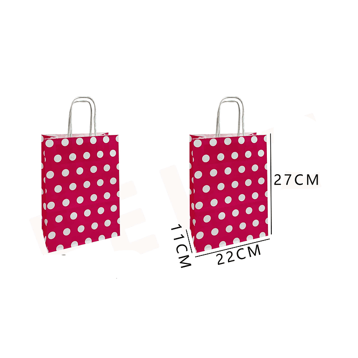 Bolsa De Regalo Fucsia 27*22*11 cm 1