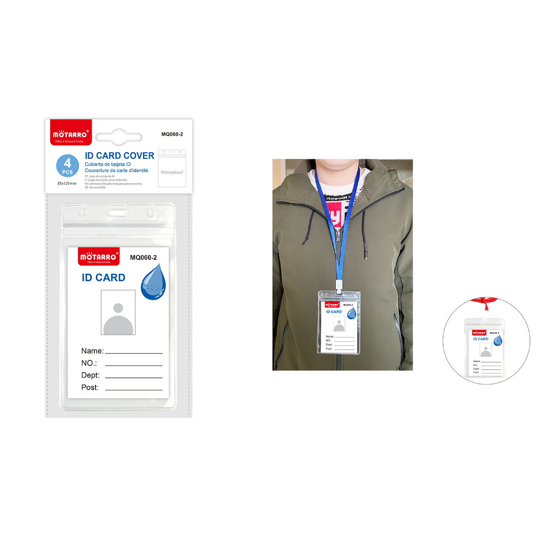 Cubierta De Tarjeta Id 85x121 mm 4 pcs 1