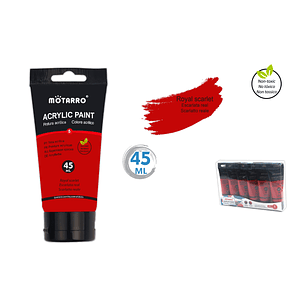 Pintura Acrílica Rojo Escarlata 45 ML
