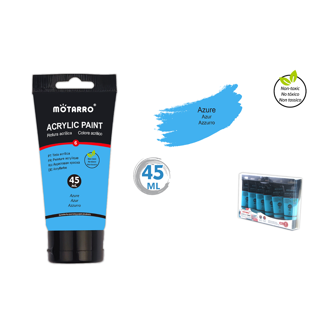 Pintura Acrílica Azul 45 ML 1