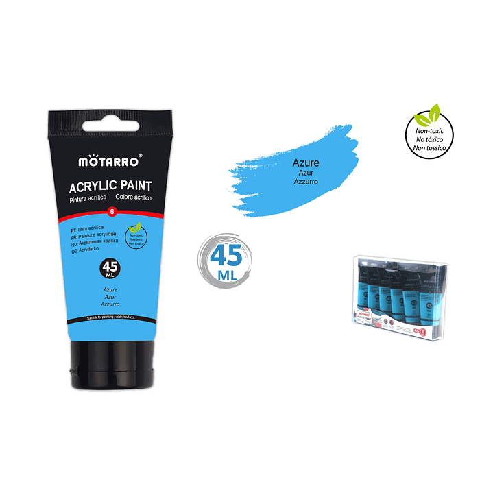 Pintura Acrílica Azul 45 ML 1