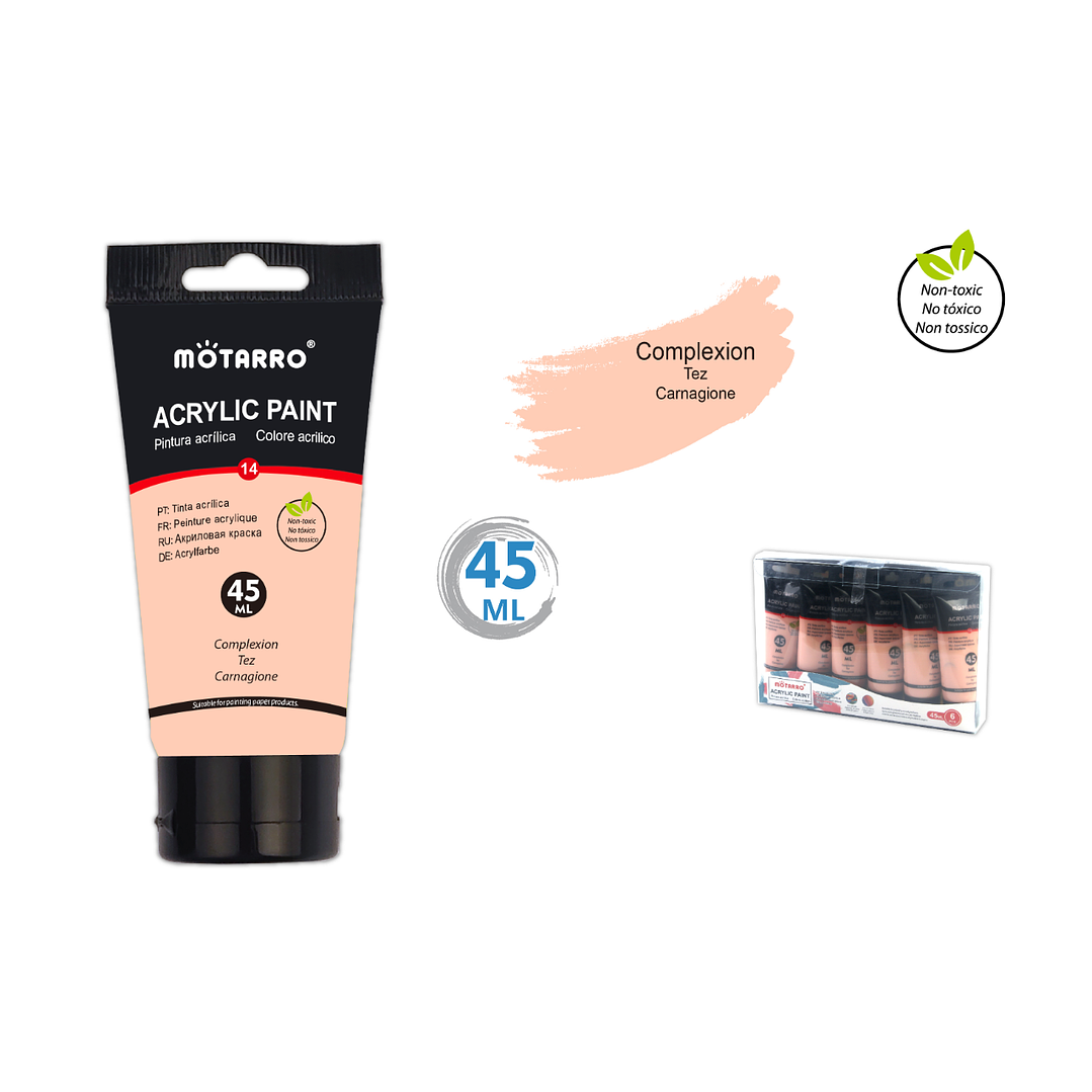 Pintura Acrílica Nude 45 ML 1