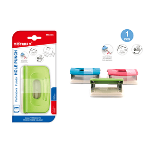 Perforador 2 Hojuelas 6 Mm