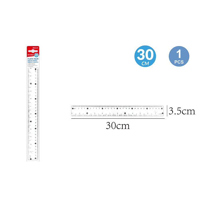 Regla 30x3,5 cm 1
