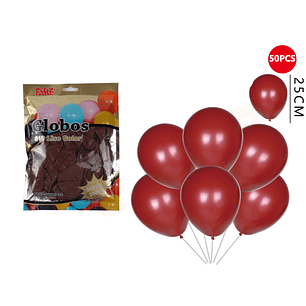 Globos Cafe 25 Cm 50 Pcs