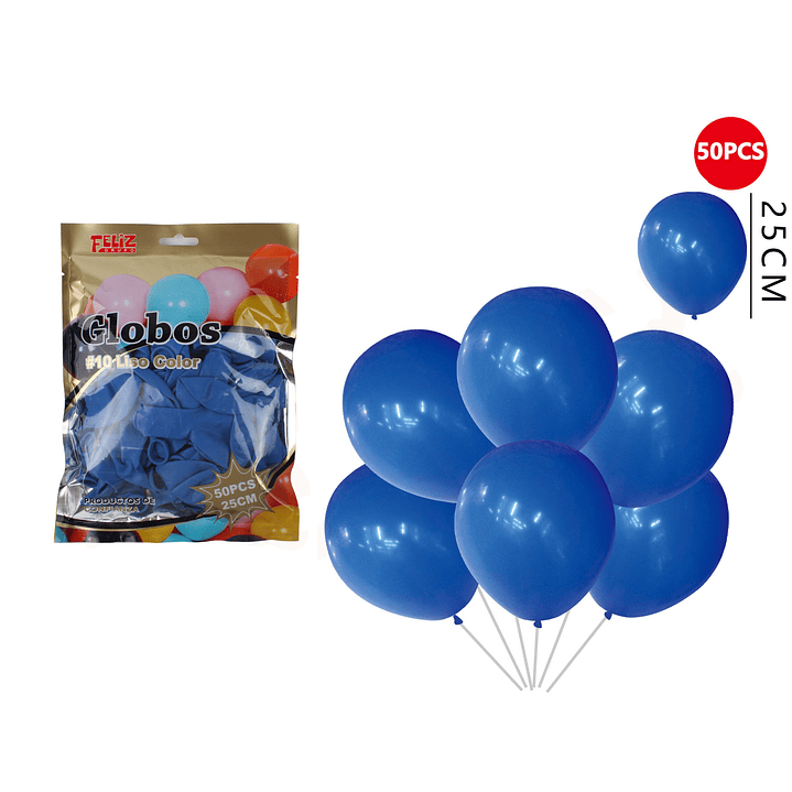 Globos Azul 50pcs 1