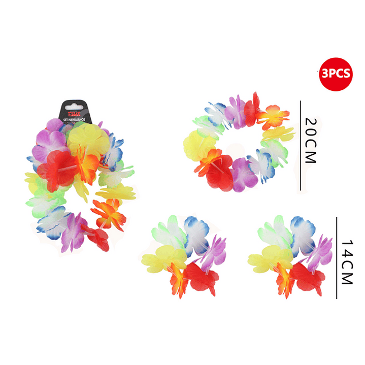 Set Hawaiano Cabeza y Manos 1