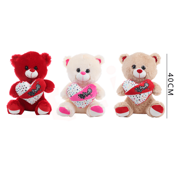 Peluche Oso con frase 40 cm 1