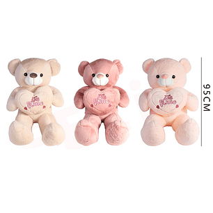 Peluche Oso con Corazón 95 cm