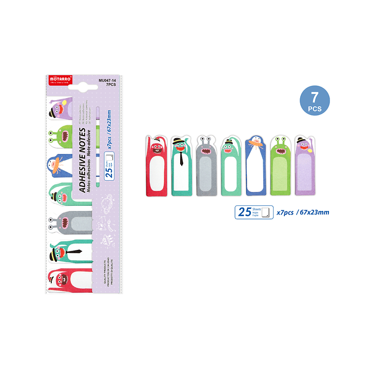 Notas Adhesivas Animadas Monstruos 1