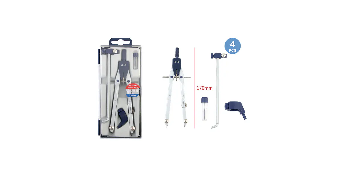 Set de compás 4 pcs