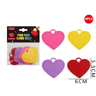 Peso Para Globo Forma Corazón