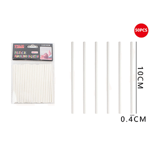 Palitos de manualidades en cartón 0.4*10cm 50pcs