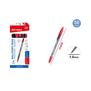 Kit Boligrafo 10Mm Rojo 50Pcs