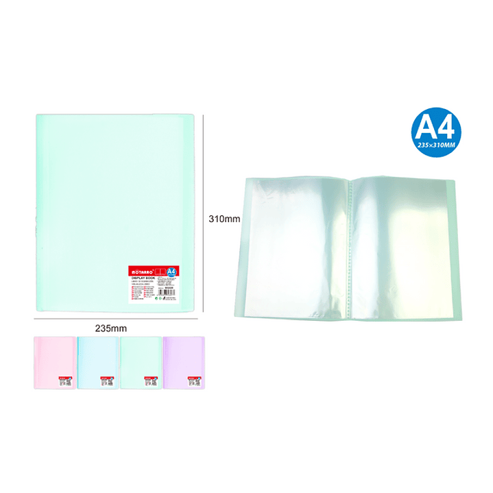 Carpeta con fundas A4 1