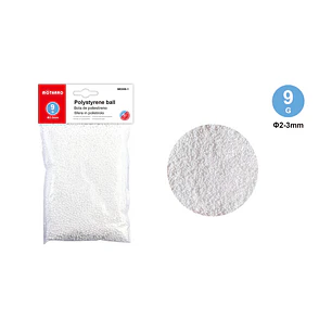 Pelotas de Plumavit Blanco 2mm 9g