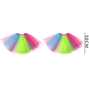 Tutu 3 colores 30cm 1pc