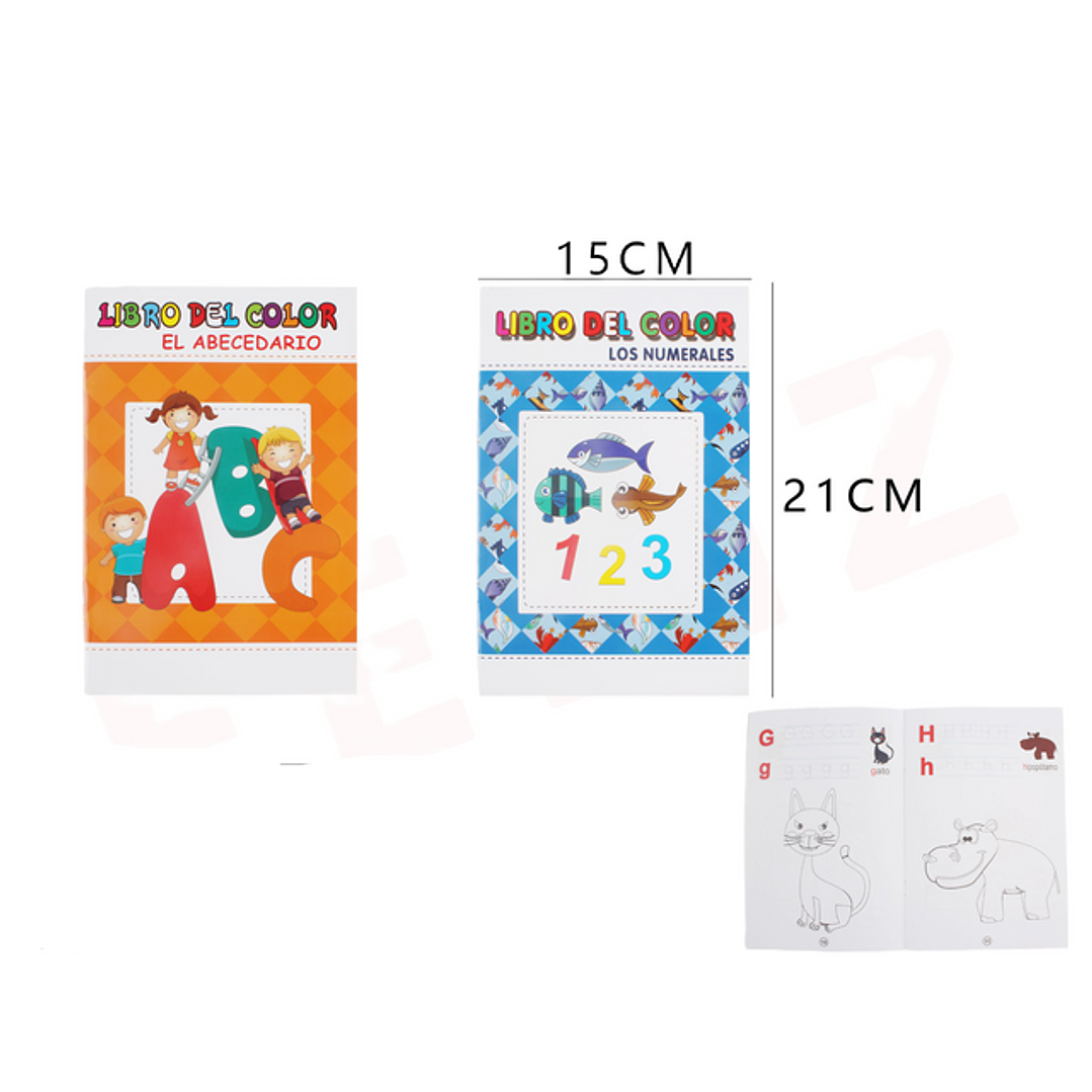Libro Educativos para colorear 21x15cm 1